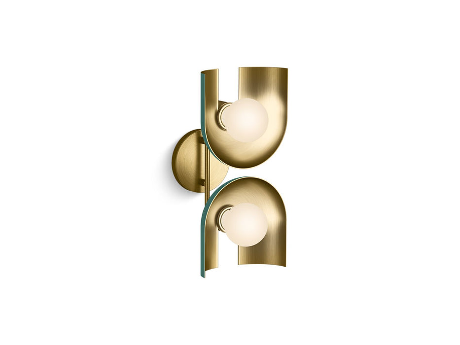 KOHLER K-31783-SC02 Jabot Two-light sconce