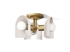 3/4 view of product with dimensions