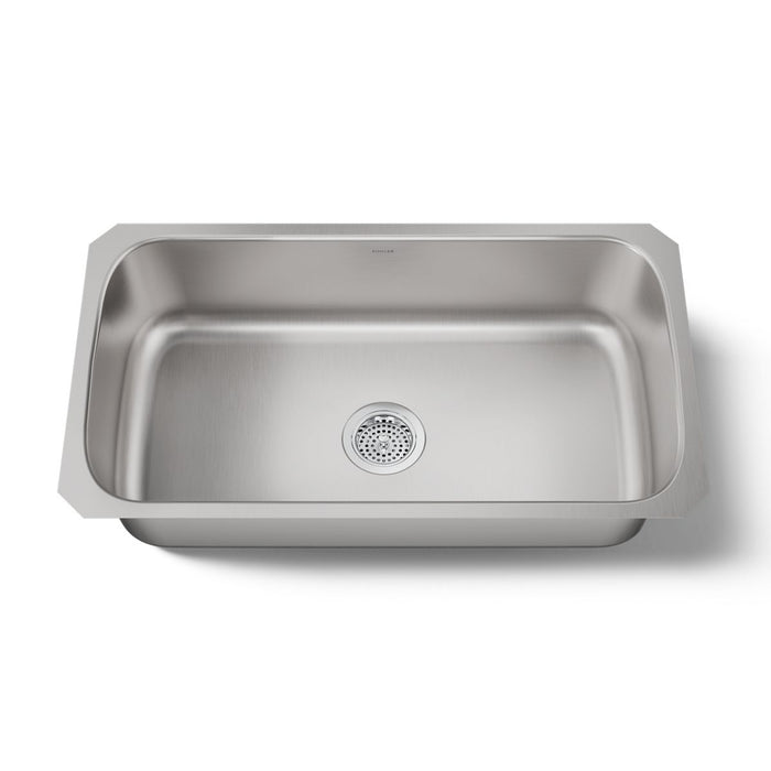 KOHLER K-3183 Undertone 31-1/2" undermount single-bowl kitchen sink