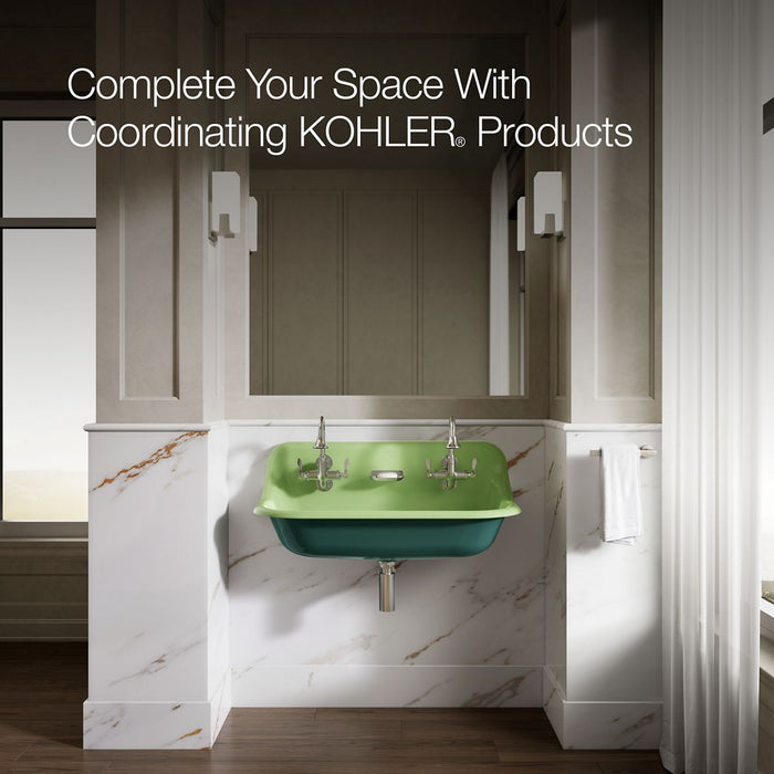 KOHLER K-3200-PAT Brockway 36" wall-mount utility sink