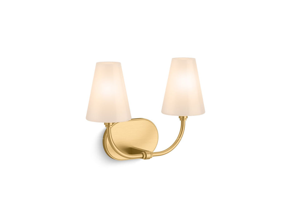 KOHLER K-32256-SC02 Kernen by Studio McGee Two-light sconce