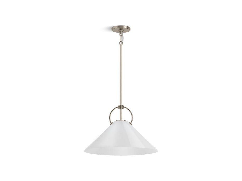 KOHLER K-32261-PE01 Kernen by Studio McGee 18" pendant, brushed nickel