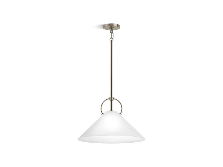 KOHLER K-32261-PE01 Kernen by Studio McGee 18" pendant, brushed nickel - view 2