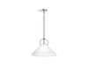 KOHLER K-32261-PE01 Kernen by Studio McGee 18" pendant, polished chrome - view 2