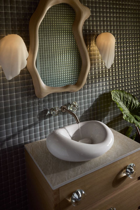 KOHLER K-32300 Landshapes 21-1/2" oval vessel bathroom sink, no overflow