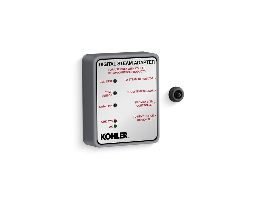KOHLER K-32311 Invigoration Digital steam adapter, matte black