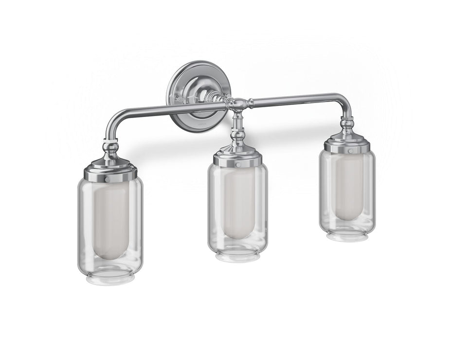3/4 view of product with dimensions