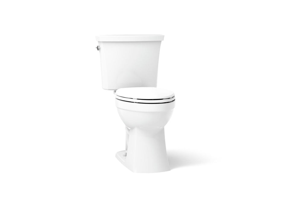 KOHLER K-32810 Kelston Two-piece elongated toilet, 1.28 gpf - White