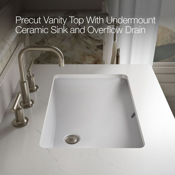 KOHLER K-32840 Solive 60" bathroom vanity cabinet with sinks and quartz top