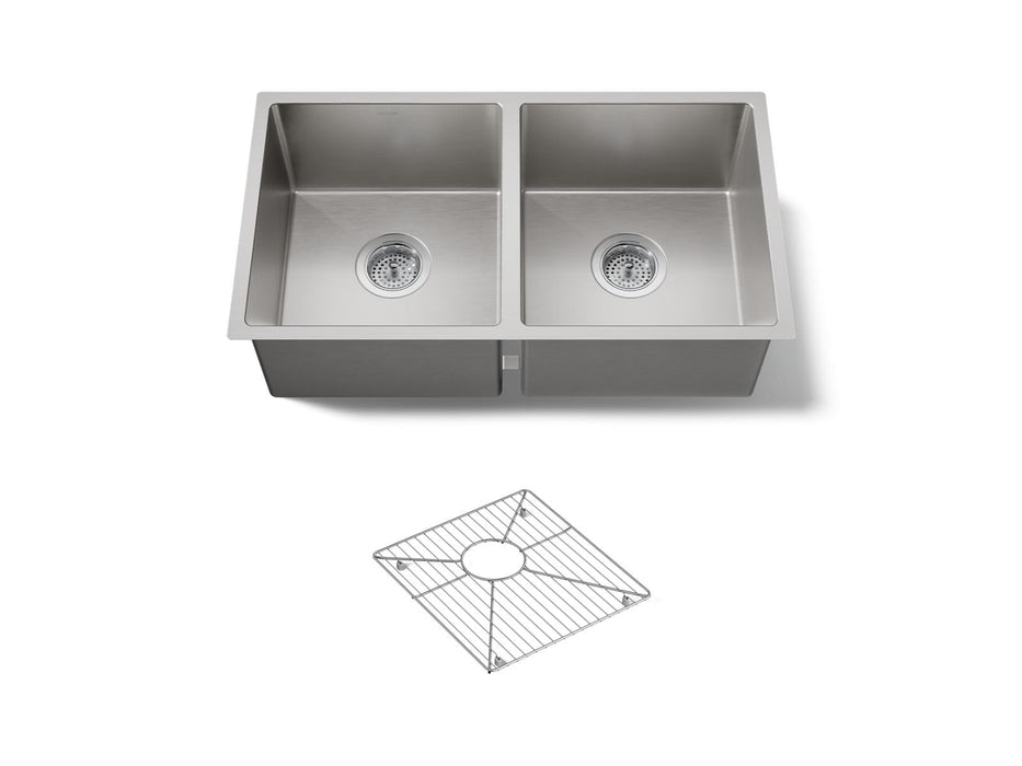 KOHLER K-33154 Strive 29-1/2" undermount double-bowl kitchen sink