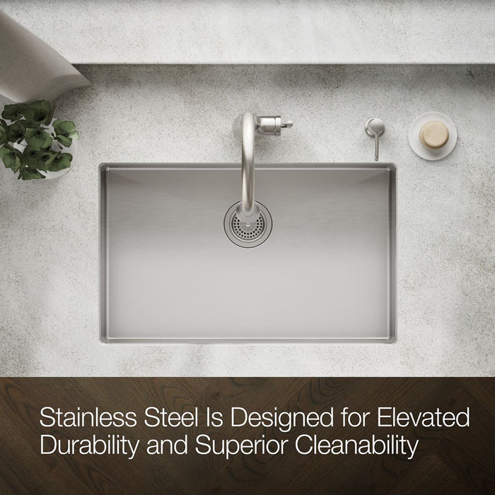KOHLER K-33156 Strive 29" undermount single-bowl kitchen sink