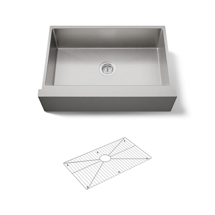 KOHLER K-33157 Strive 32-1/2" undermount single-bowl farmhouse kitchen sink