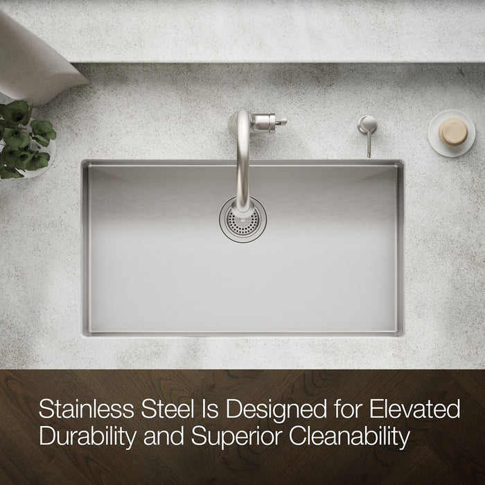 KOHLER K-33158 Strive 32" undermount single-bowl kitchen sink