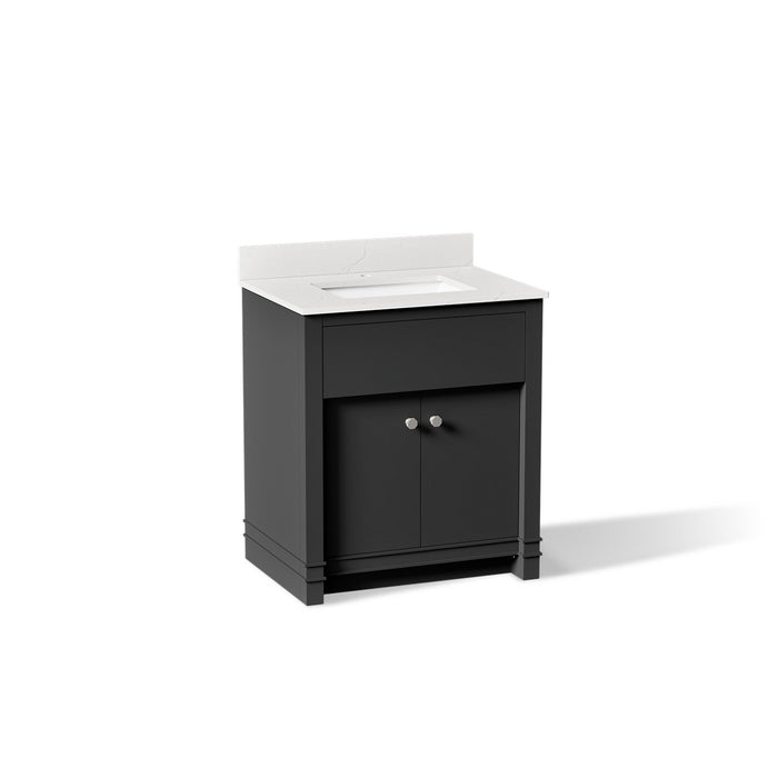 KOHLER K-33265 Alouette 30" bathroom vanity cabinet with sink and quartz top