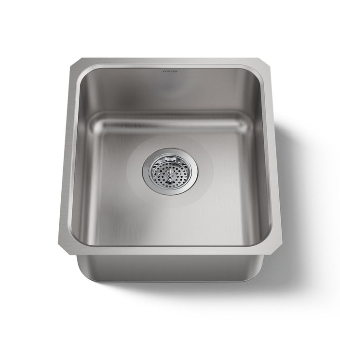 KOHLER K-3331 Undertone 15-3/4" undermount single-bowl bar sink