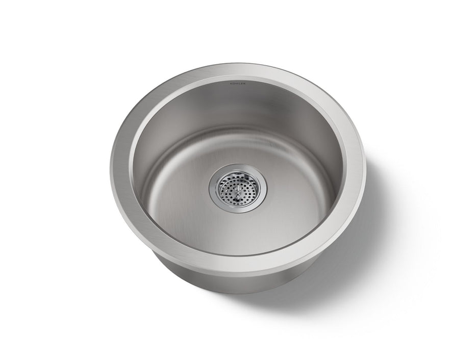 KOHLER K-3341 Lyric|Undertone 18-1/2" top-/undermount single-bowl bar sink