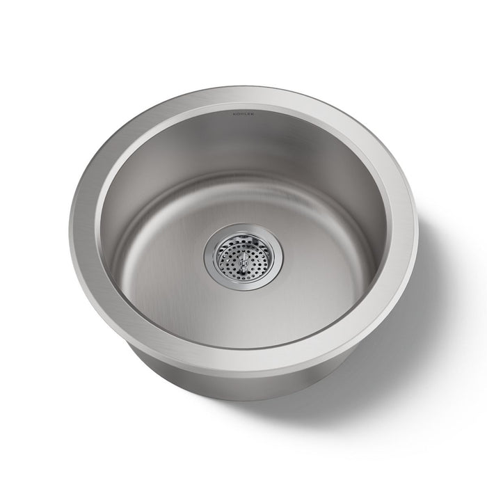 KOHLER K-3341 Lyric|Undertone 18-1/2" top-/undermount single-bowl bar sink