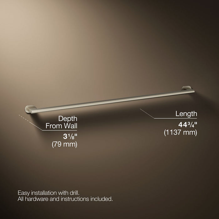 3/4 view of product with dimensions