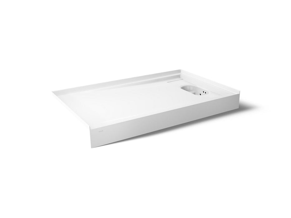 KOHLER K-33476 Anthem EvoCycle 60" x 36" alcove shower base, right drain