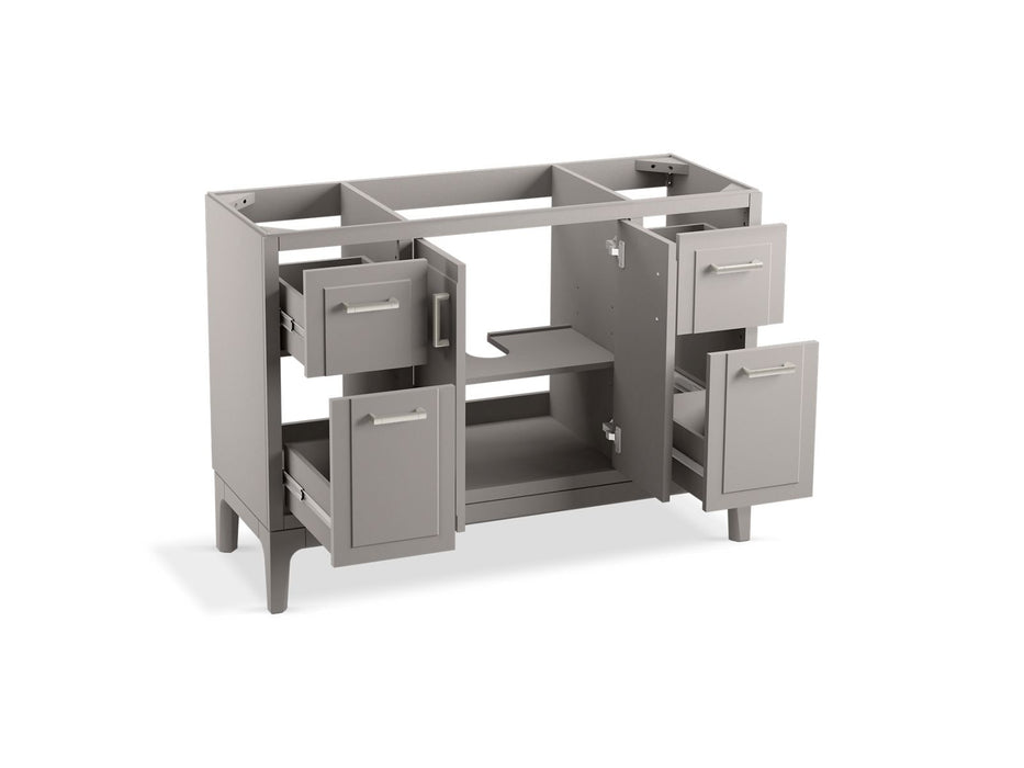 KOHLER K-33554-ASB Seer 48" bathroom vanity cabinet with sink and quartz top