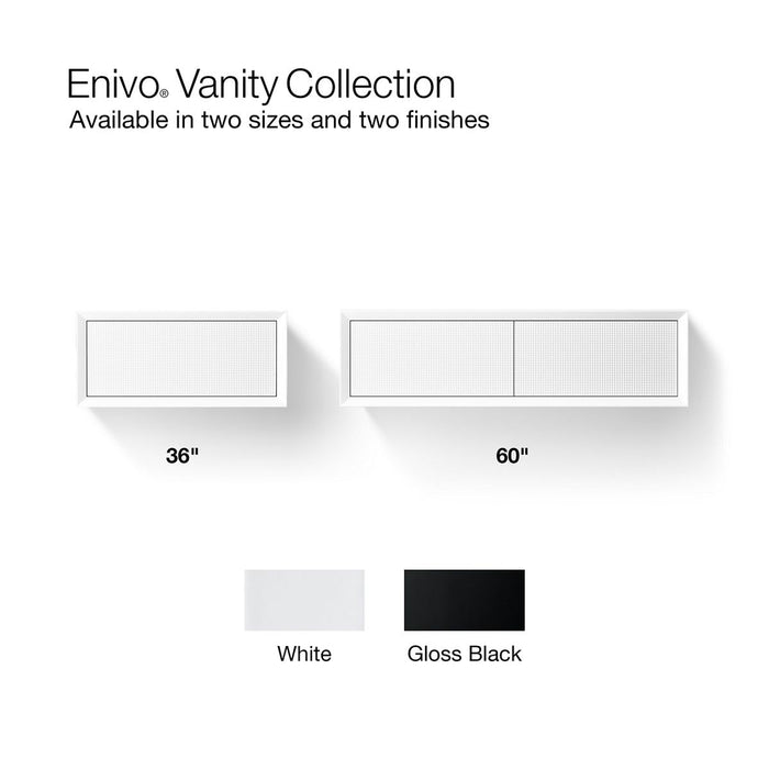 KOHLER K-33562 Enivo 36" wall-hung bathroom vanity cabinet