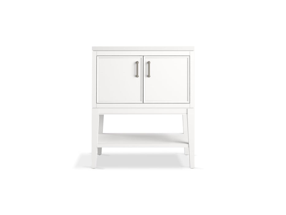 KOHLER K-33578-ASB Winnow 30" bathroom vanity cabinet with sink and quartz top