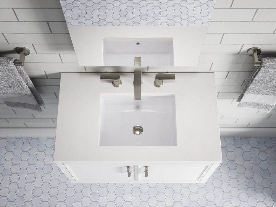 KOHLER K-33578-ASB Winnow 30" bathroom vanity cabinet with sink and quartz top