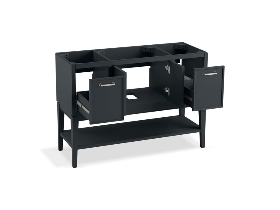 KOHLER K-33580-ASB Winnow 48" bathroom vanity cabinet with sink and quartz top
