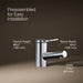 KOHLER K-33590-4 Elate Single-handle bathroom sink faucet, 1.2 gpm, polished chrome - view 4