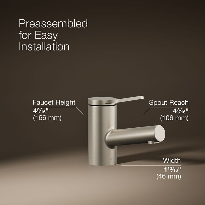 KOHLER K-33590-4K Elate Single-handle bathroom sink faucet, 1.0 gpm