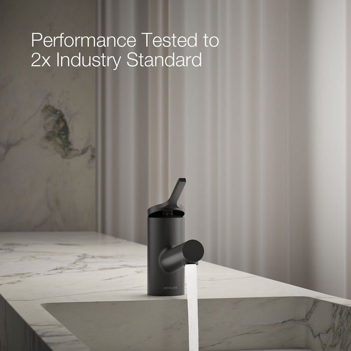 KOHLER K-33590-4N Elate Single-handle bathroom sink faucet, 0.5 gpm, matte black - view 2