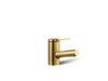 KOHLER K-33590-4N Elate Single-handle bathroom sink faucet, 0.5 gpm, vibrant brushed moderne brass