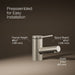 KOHLER K-33590-4N Elate Single-handle bathroom sink faucet, 0.5 gpm, vibrant brushed nickel - view 4