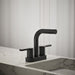 KOHLER K-33591-4 Elate Centerset bathroom sink faucet, 1.2 gpm, matte black - view 3