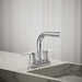 KOHLER K-33591-4 Elate Centerset bathroom sink faucet, 1.2 gpm, polished chrome - view 3