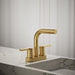 KOHLER K-33591-4 Elate Centerset bathroom sink faucet, 1.2 gpm, vibrant brushed moderne brass - view 3