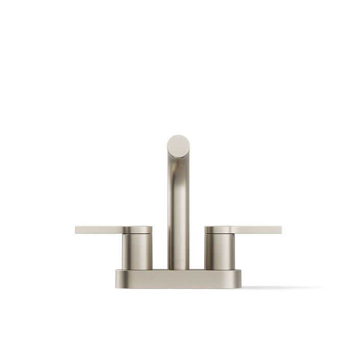 KOHLER K-33591-4 Elate Centerset bathroom sink faucet, 1.2 gpm, vibrant brushed nickel - view 5