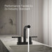 KOHLER K-33591-4K Elate Centerset bathroom sink faucet, 1.0 gpm, matte black - view 2