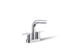 KOHLER K-33591-4K Elate Centerset bathroom sink faucet, 1.0 gpm, polished chrome