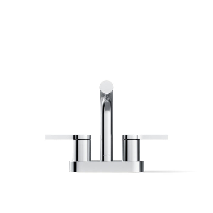 KOHLER K-33591-4K Elate Centerset bathroom sink faucet, 1.0 gpm, polished chrome - view 5