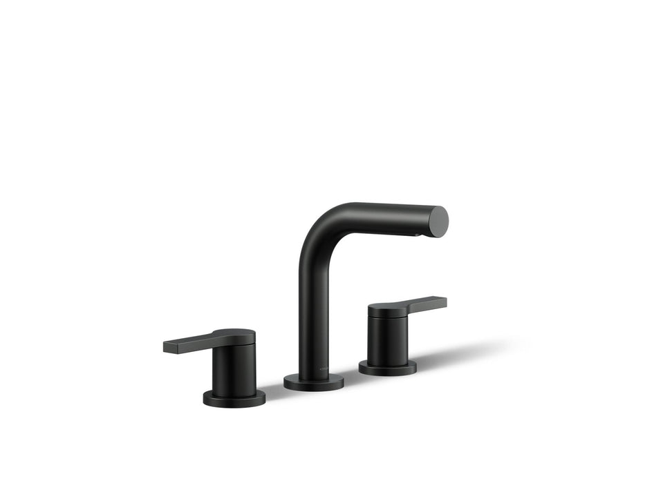 KOHLER K-33592-4K Elate Widespread bathroom sink faucet, 1.0 gpm, matte black