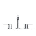KOHLER K-33592-4K Elate Widespread bathroom sink faucet, 1.0 gpm, polished chrome - view 5