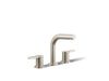 KOHLER K-33592-4N Elate Widespread bathroom sink faucet, 0.5 gpm, vibrant brushed nickel