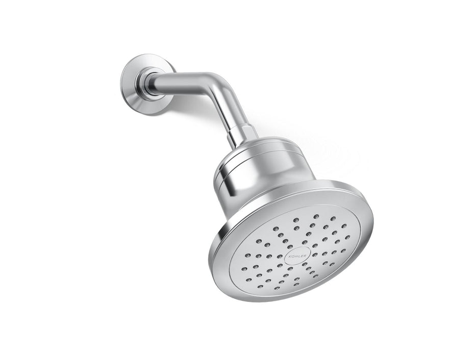 KOHLER K-33631-Y Cinq Round single-function filtered showerhead, 2.5 gpm