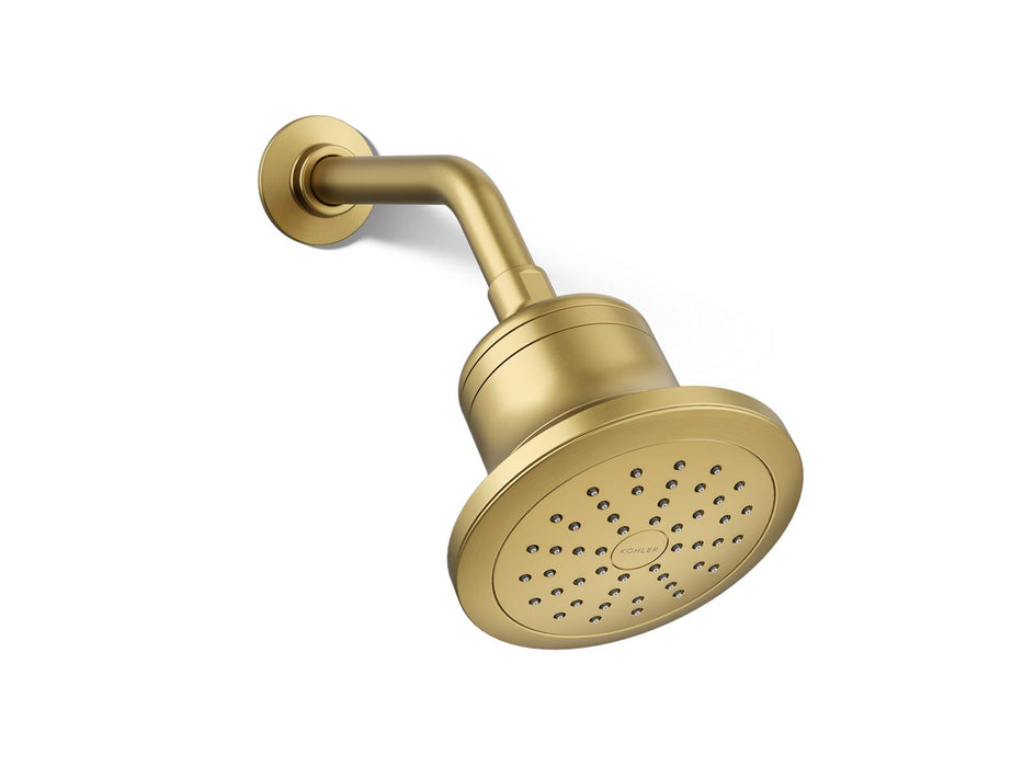 KOHLER K-33631-Y Cinq Round single-function filtered showerhead, 2.5 gpm