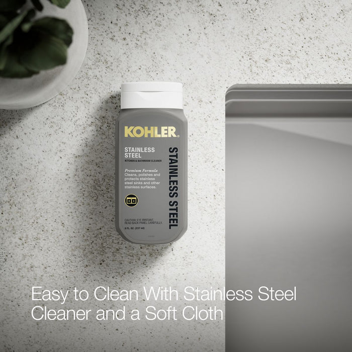 KOHLER K-33662-PC Strive 32" undermount single-bowl workstation kitchen sink