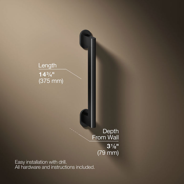 3/4 view of product with dimensions