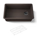 KOHLER K-33712 Billings 29" undermount single-bowl kitchen sink, matte brown - view 5
