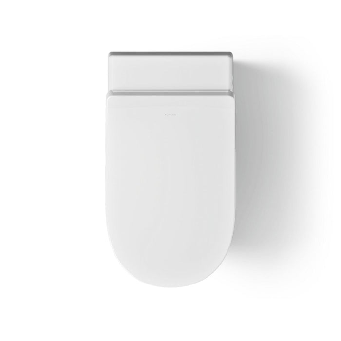 KOHLER K-34281-0 Leap+ K-34281 Leap One-piece Elongated Smart Toilet with Front Bidet Wand Technology, Dual-flush