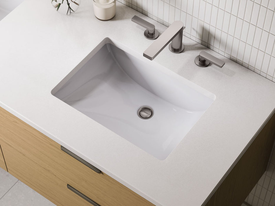 KOHLER K-34657 Maxstow 60" wall-hung bathroom vanity cabinet with sink and quartz top